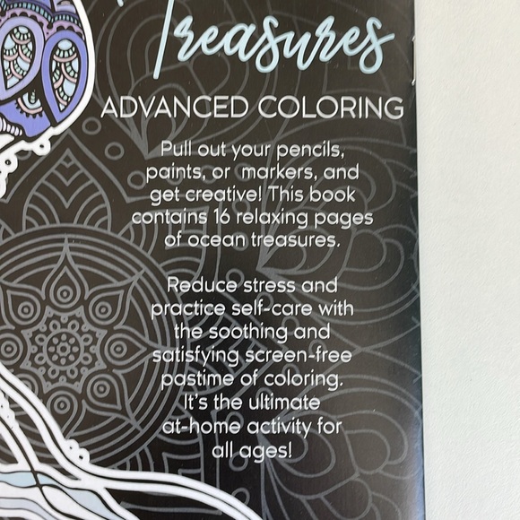 Bendon Ocean Treasures Advanced Coloring Book - Picture 3 of 7